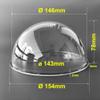 6 Inch Acrylic Clear Dome Cover Indoor Outdoor Waterproof Original Shell Speed Dome Security Surveillance CCTV Camera Housing Transparent Case view 2