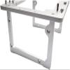 EDIY Open Air ITX PC Frame HTPC Water Cooling Test Bench Aluminum Case Bare Overclocking DIY Computer Frame Support Graphics Card, ITX Silver view 3
