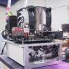 EDIY Open Air ITX PC Frame HTPC Water Cooling Test Bench Aluminum Case Bare Overclocking DIY Computer Frame Support Graphics Card, ITX Silver view 4