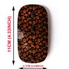 2.4G Wireless Mouse with Cute Pattern Design for All Laptops and Desktops with Nano Receiver - Floral Lily Daisy Jasmine Camellia Sunflower view 2