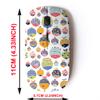 2.4G Wireless Mouse with Cute Pattern Design for All Laptops and Desktops with Nano Receiver - Cute Fish Kids view 2