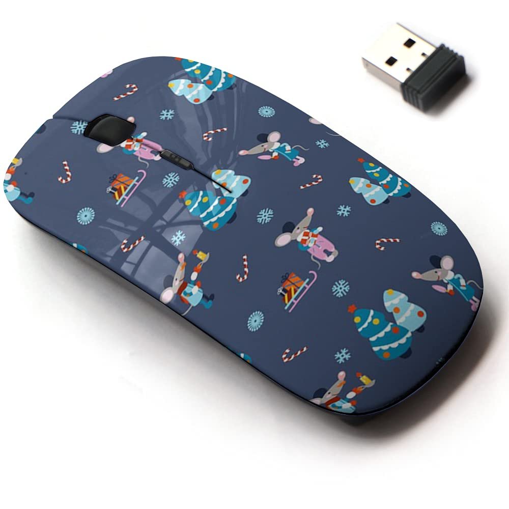 2.4G Wireless Mouse with Cute Pattern Design for All Laptops and Desktops with Nano Receiver - Cute Mouse