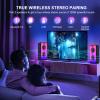 Bluetooth Speakers, 60W(80W Peak) Portable Loud Wireless Stereo Speaker with Rich Bass, Bluetooth 5.0, FM Radio, Colorful Light, TWS Pairing, EQ, 10000mAh Battery, Outdoor Speaker for Home Party Gift view 4