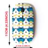 2.4G Wireless Mouse with Cute Pattern Design for All Laptops and Desktops with Nano Receiver - Doodle Cute Monkey view 2