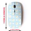 2.4G Wireless Mouse with Cute Pattern Design for All Laptops and Desktops with Nano Receiver - Counting Sheep Fall view 2