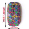 2.4G Wireless Mouse with Cute Pattern Design for All Laptops and Desktops with Nano Receiver - Design Element Cats view 2