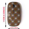 2.4G Wireless Mouse with Cute Pattern Design for All Laptops and Desktops with Nano Receiver - Blooming Jungle Motley view 2
