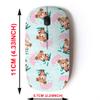 2.4G Wireless Mouse with Cute Pattern Design for All Laptops and Desktops with Nano Receiver - Dog Sleepy view 2
