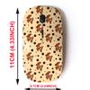 2.4G Wireless Mouse with Cute Pattern Design for All Laptops and Desktops with Nano Receiver - Christmas Cookie Reindeer view 2