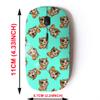 2.4G Wireless Mouse with Cute Pattern Design for All Laptops and Desktops with Nano Receiver - Cute cat Surface view 2