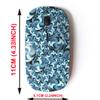 2.4G Wireless Mouse with Cute Pattern Design for All Laptops and Desktops with Nano Receiver - fivecolor Texture Flowers sshaped view 2