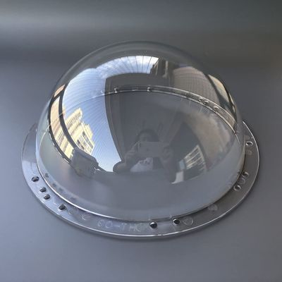 9.84 Inch Diameter 250MM Acrylic Indoor/Outdoor CCTV Clear Security Camera Dome Cover Camera Housing Fence Window for Pets Size 250x102mm