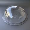 9.84 Inch Diameter 250MM Acrylic Indoor/Outdoor CCTV Clear Security Camera Dome Cover Camera Housing Fence Window for Pets Size 250x102mm view 1