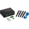 TRENDnet Industrial AC1200 Wireless Gigabit PoE+ Router, TI-WP100, 4 x Gigabit PoE+ Ports, 1 x Gigabit WAN Port, IP30 Housing, 120W PoE Power Budget, Dual-WAN, Dual-Band WiFi, VPN, Inter-VLAN Routing view 4