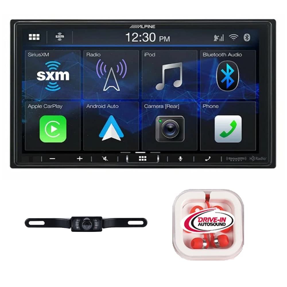 Alpine ILX-407 7 Inch 2 DIN Digital Media Receiver with License Plate Camera