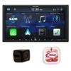 Alpine ILX-407 7 Inch Double DIN Digital Media Receiver with Backup Camera view 1