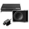 Alpine KTA-200M Mono Power Pack Amplifier with S-SB12V 12 Inch Subwoofer Enclosure and RUX-KNOB.2 Remote Bass Knob view 1