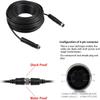 Backup Camera Cable 4PIN Video Power Aviation Extension Wire for Vehicle Car Camper Bus Van Truck Motorhome Trailer RV Reverse Rearview Monitor CCTV System Waterproof Shock Proof 49.2ft(15m) view 3