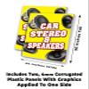 Car Stereo and Speakers (24" X 36") 4Mm Corrugated Plastic Panel, Graphics Applied to 1 Side (Pk of 2) view 2