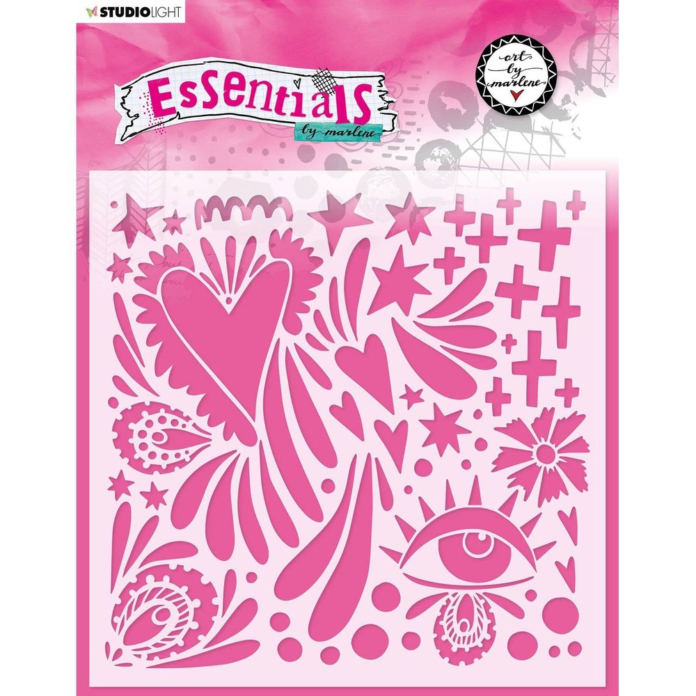 Studio Light ABM Mask Quirky Love Essentials 200x200mm nr.48