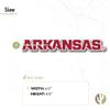 Desert Cactus University of Arkansas Sticker Razorbacks U of A Hogs Vinyl Decal Laptop Water Bottle Car Scrapbook (IND 11) view 3