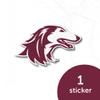 Desert Cactus Southern Illinois University Sticker Vinyl Decal Laptop Water Bottle Car Scrapbook (IND 7) view 4