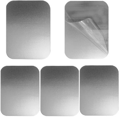 Ruluti 5pcs Metal Plates Disk Replacement Mount Iron Sheet Kits for Magnetic Car Phone Holder