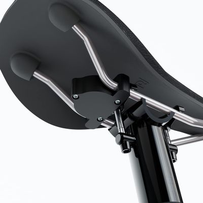 3D Cabin Bike Mount Under Seat Holder Bracket Attachment Compatible with AirTag - for Standard Saddle Rails 50mm Bicycle Cycling Accessory (Black)
