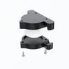 3D Cabin Bike Mount Under Seat Holder Bracket Attachment Compatible with AirTag - for Standard Saddle Rails 50mm Bicycle Cycling Accessory (Black) view 2