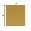 CountryArtHouse Metallic Gold Acid Free 16x20 Backing Board - Uncut Photo Mat Board - 50 Sheets view 2