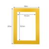 CountryArtHouse Metallic Gold Acid Free 16x20 Backing Board - Uncut Photo Mat Board - 50 Sheets view 3
