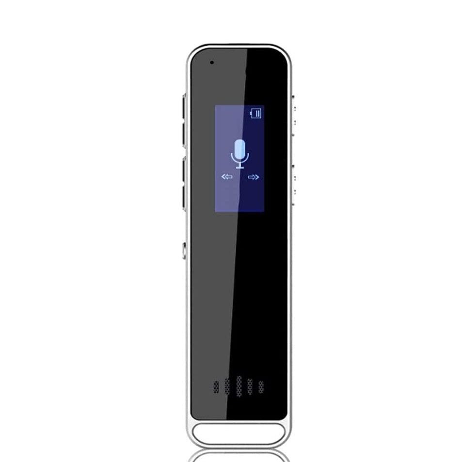 SMSOM Digital Voice Recorder,Voice Activated Recorder with Playback-Small Tape Recorder for Lectures,Meetings,Interviews,USB Charge (Black) (Size : 16GB)