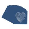 CountryArtHouse Bottle Blue Acid Free 7x7 Heart Picture Frame Mat with White Core Bevel Cut for 4x5 Pictures - Fits 7x7 Frame view 3