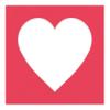 CountryArtHouse Cardinal Acid Free 7x7 Heart Picture Frame Mat with White Core Bevel Cut for 4x5 Pictures - Fits 7x7 Frame view 3