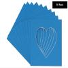CountryArtHouse Bay Blue Acid Free 7x7 Heart Picture Frame Mat with White Core Bevel Cut for 4x5 Pictures - Fits 7x7 Frame view 2