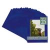 CountryArtHouse Royal Blue Suede Acid Free 8x10 Picture Frame Mats with White Core Bevel Cut for 6x8 Pictures - Fits 8x10 Frame - Pack of 25 Mats - With Bags & Backings view 1