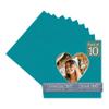 CountryArtHouse Teal Acid Free 7x7 Heart Picture Frame Mat with White Core Bevel Cut for 4x5 Pictures - Fits 7x7 Frame view 1