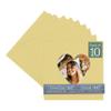 CountryArtHouse Soft Yellow Acid Free 7x7 Heart Picture Frame Mat with White Core Bevel Cut for 4x5 Pictures - Fits 7x7 Frame view 1