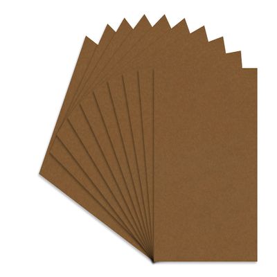 CountryArtHouse Aged Oak Acid Free 11x14 Backing Board - Uncut Photo Mat Board - 100 Sheets