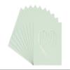 CountryArtHouse Honeydew Acid Free 7x7 Heart Picture Frame Mat with White Core Bevel Cut for 4x5 Pictures - Fits 7x7 Frame view 1