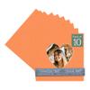 CountryArtHouse Orange Acid Free 7x7 Heart Picture Frame Mat with White Core Bevel Cut for 4x5 Pictures - Fits 7x7 Frame view 1