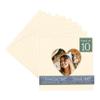 CountryArtHouse Cream Acid Free 7x7 Heart Picture Frame Mat with White Core Bevel Cut for 4x5 Pictures - Fits 7x7 Frame view 1