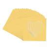 CountryArtHouse Chamois Acid Free 7x7 Heart Picture Frame Mat with White Core Bevel Cut for 4x5 Pictures - Fits 7x7 Frame view 3