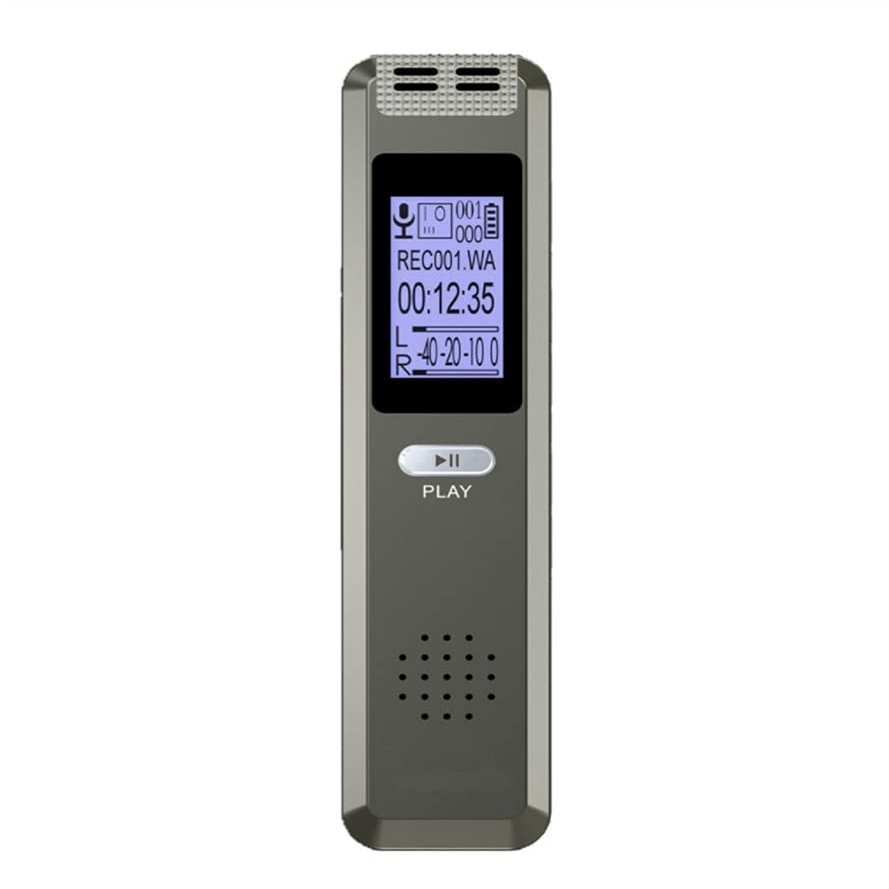 SMSOM Digital Voice Recorder-8GB Voice Activated Recorder,Sound Recorder Built in Ultra-Sensitive Microphones and MP3 Player,Digital Voice Recorder for Lectures and Meetings