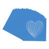 CountryArtHouse Bay Blue Acid Free 7x7 Heart Picture Frame Mat with White Core Bevel Cut for 4x5 Pictures - Fits 7x7 Frame view 3