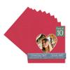 CountryArtHouse Deep Red Acid Free 7x7 Heart Picture Frame Mat with White Core Bevel Cut for 4x5 Pictures - Fits 7x7 Frame view 1