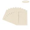 Textured Cream Acid Free 16x20 Picture Frame Mats with White Core Bevel Cut for 11x17 Pictures - Fits 16x20 Frame - Pack of 100 Mats view 2