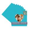 CountryArtHouse Aquamarine Acid Free 7x7 Heart Picture Frame Mat with White Core Bevel Cut for 4x5 Pictures - Fits 7x7 Frame view 1