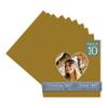 CountryArtHouse Metallic Gold Acid Free 7x7 Heart Picture Frame Mat with White Core Bevel Cut for 4x5 Pictures - Fits 7x7 Frame view 1