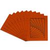 Basketball Texture Acid Free 8x10 Picture Frame Mats with White Core Bevel Cut for 6x8 Pictures - Fits 8x10 Frame - Pack of 25 Mats view 1